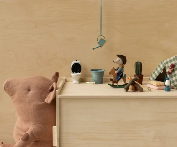 Maileg Cowboy Maus auf Schaukelpferd | Kleiner Bruder – Bild 3