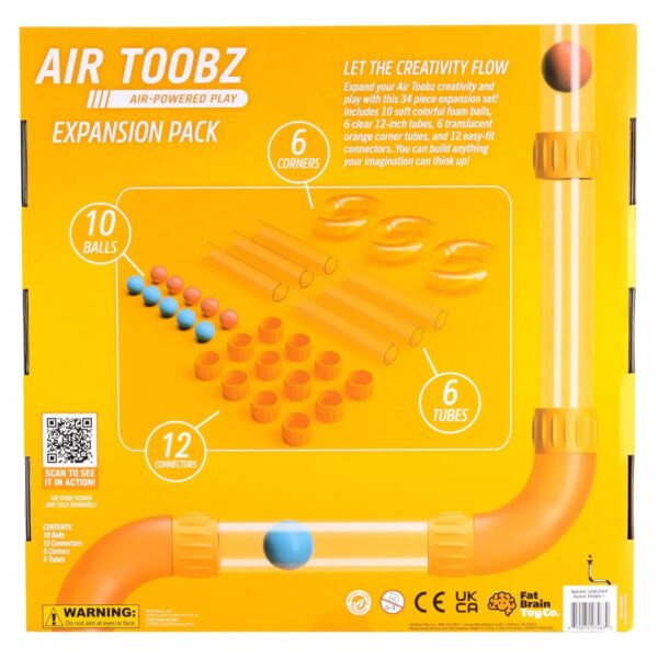 Fat Brain Toys Air Toobz Expansion Pack – Erweiterungsset für kreative Luftbauwerke – Bild 3