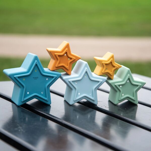 Tickit SiliSoft® Star Stapelbecher | Stern‑Stapelbecher aus Silikon – Bild 2