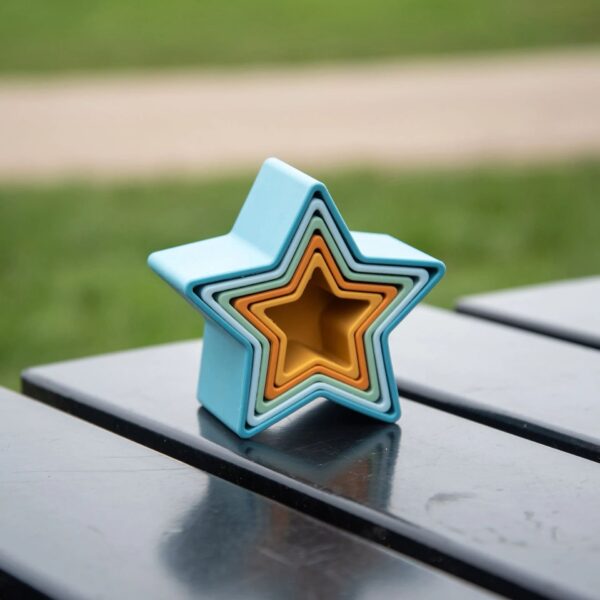 Tickit SiliSoft® Star Stapelbecher | Stern‑Stapelbecher aus Silikon – Bild 4