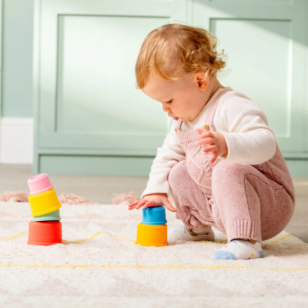 Tickit SiliSoft® Runde Stapelbecher – Rainbow Sensorikset – Bild 3