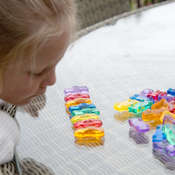 Tickit Translucente Farbautos – 72‑teiliges Set für kreatives Lernen – Bild 4