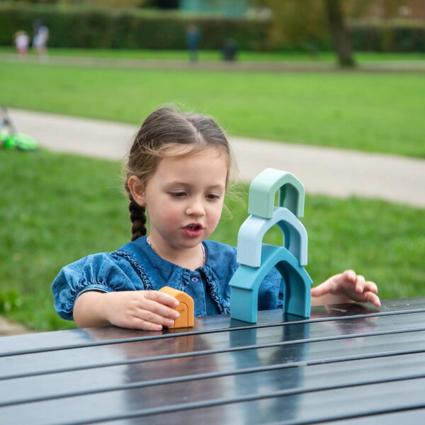 Tickit SiliSoft® Stapelhäuser – Silikon‑Bauspielzeug – Bild 8