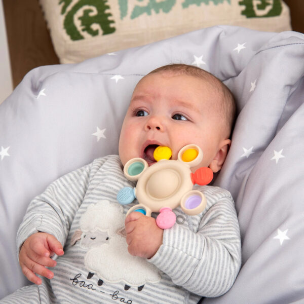 Tickit SiliSoft® Pop Beißring – Silikon‑Rassel & Beißring – Bild 4