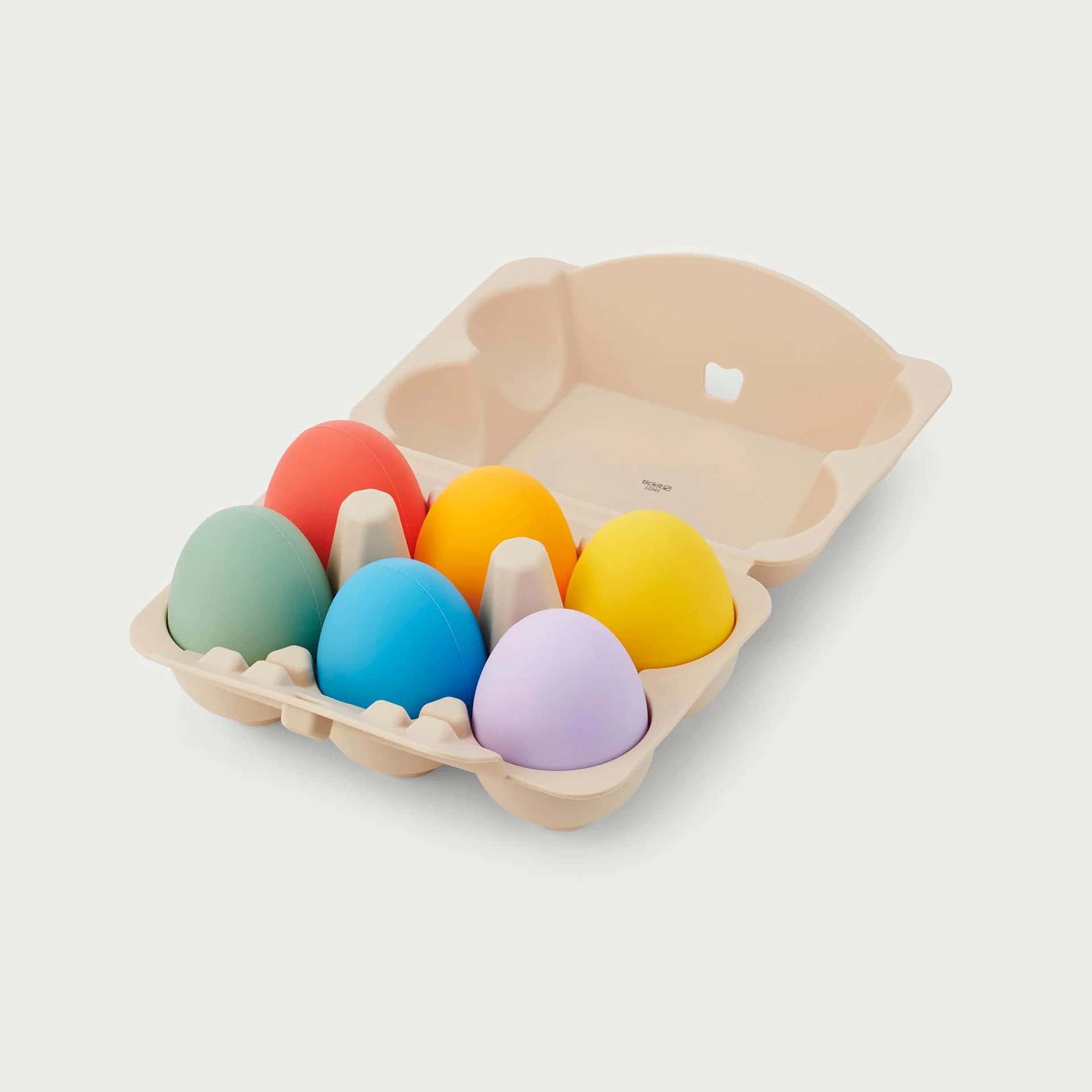 Tickit-silisoft-sensory-eggs-54595 Tickit SiliSoft ® Sinneseier Regenbogen – Sensorik & Wasserspritzer – Bild 1
