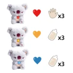 1212002024-Topbright Care Pets Baby Koala – Rollenspiel & Kuscheltier für Kinder