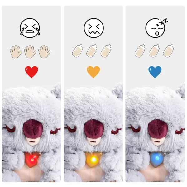 1212002024-Topbright Care Pets Baby Koala – Rollenspiel & Kuscheltier für Kinder