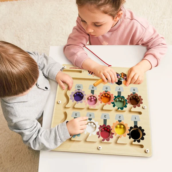 1212152024-Topbright Magnetlabyrinthe – Lernspiel zur Feinmotorik & Logik für Kinder