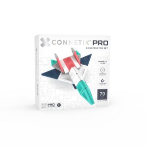 Connetix PRO Constructor Set – 70-tlg. Magnet-Baukasten & MINT-Spiel für ältere Kinder & Teens
