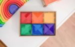 Connetix Rainbow Square Pack - 42-tlg. Magnetbaukasten für Kinder