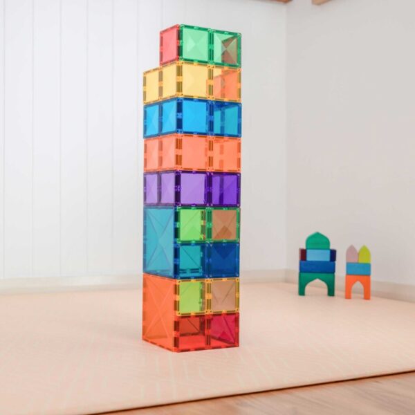 Connetix Rainbow Square Pack - 42-tlg. Magnetbaukasten für Kinder