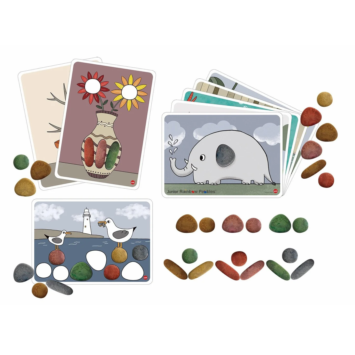 Edx Education – Eco-Friendly Junior Rainbow Pebbles