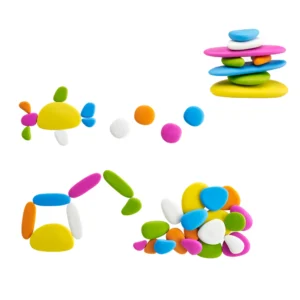 Edx Education – Fluro Rainbow Pebbles Activity Set