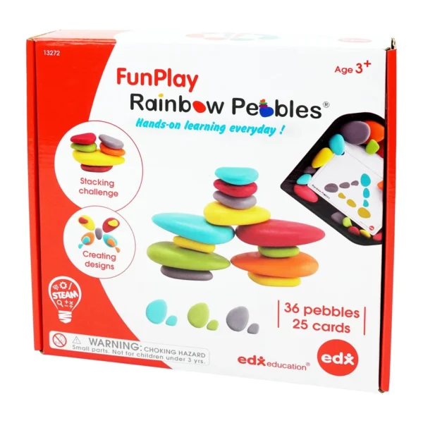 Edx Education – Fun Play Rainbow Pebbles