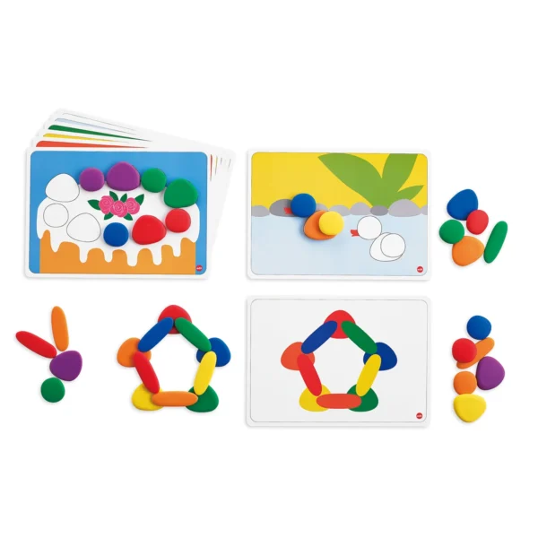 Edx Education – Junior Rainbow Pebbles Activity Set