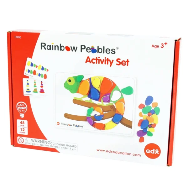 Edx Education – Rainbow Pebbles Activity Set