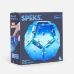 Magnetische Fidget-Ball in leuchtendem Blau, vielseitiges Gadget für Entspannung und Konzentration. Perfekt für Stressabbau und unterwegs, hochwertiges Design, geeignet für alle Altersgruppen.