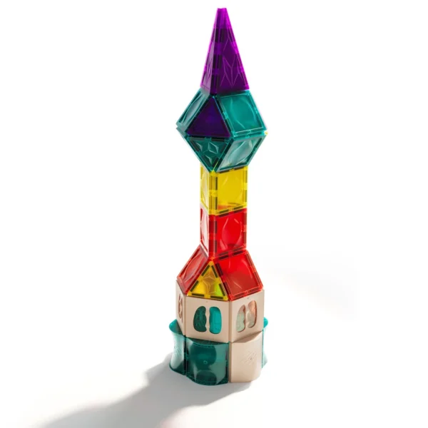 TOPBRIGHT – MagArt 64 – Konstruktionsset mit Magnet-Tiles für Kinder – Bild 4