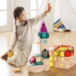 TOPBRIGHT – MagArt 64 – Konstruktionsset mit Magnet-Tiles für Kinder – Bild 2