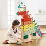 TOPBRIGHT – MagArt 108 – Konstruktionsset mit Magnet-Tiles für Kinder – Bild 4