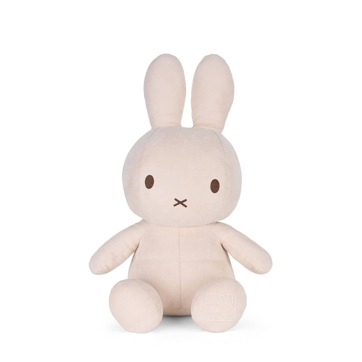 Ltd. Edition Miffy Faux Suede Beige-24182663 Weißer Kuschelhasen-Plüschtier mit langen Ohren und minimalistischem Gesicht, ideal als Baby- oder Kinderfreund Spielzeug oder Dekoration. Hochwertiges Material, weich und angenehm im Griff, perfekt für Kuschelzeit.