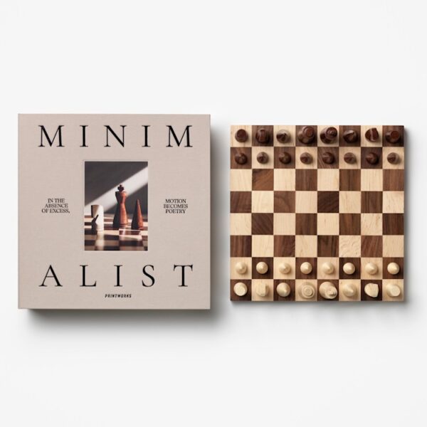 Printworks-PW00766-Wood Chess - The Minimalist Beige 2