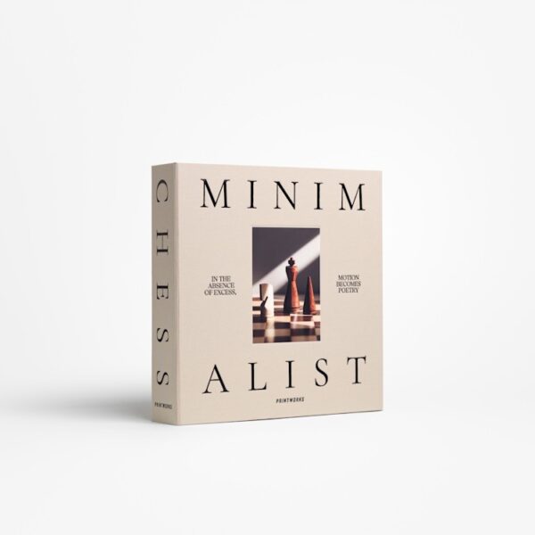 Printworks-PW00766-Wood Chess - The Minimalist Beige 7