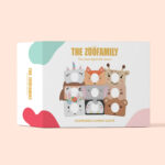 Niedliche Tier-Designs für Kinder, ZOOFAMILIE Kamera-Auflage, perfekt für digitale Kinderspielzeuge, stabile Qualität, farbenfrohes Motiv, für kleine Abenteurer geeignet.