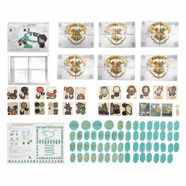 UGEARS Harry Potter™ Adventskalender – Der Weg nach Hogwarts™ – 3D-Holzkalender – Bild 2
