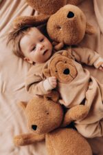 Wooly Organic – Kuscheltier Teddy – Bio Stofftier 53 cm für Kleinkinder – Bild 3