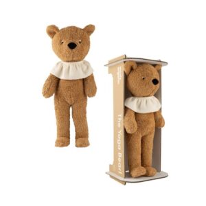 Wooly Organic – Yoga Teddy Alma – Achtsamkeits-Kuscheltier für Babys und Kleinkinder