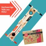 Holz-Volleyball-Spiel, Spielzeug für Kinder, hochwertiges Handballspielgerät, natürliche Materialqualität, für drinnen und draußen geeignet, lustiges Familienspiel, nachhaltiger Kinderspielzeug, Geschenkidee für Kinder, handgefertigtes Holzspielzeug, langlebig und sicher.